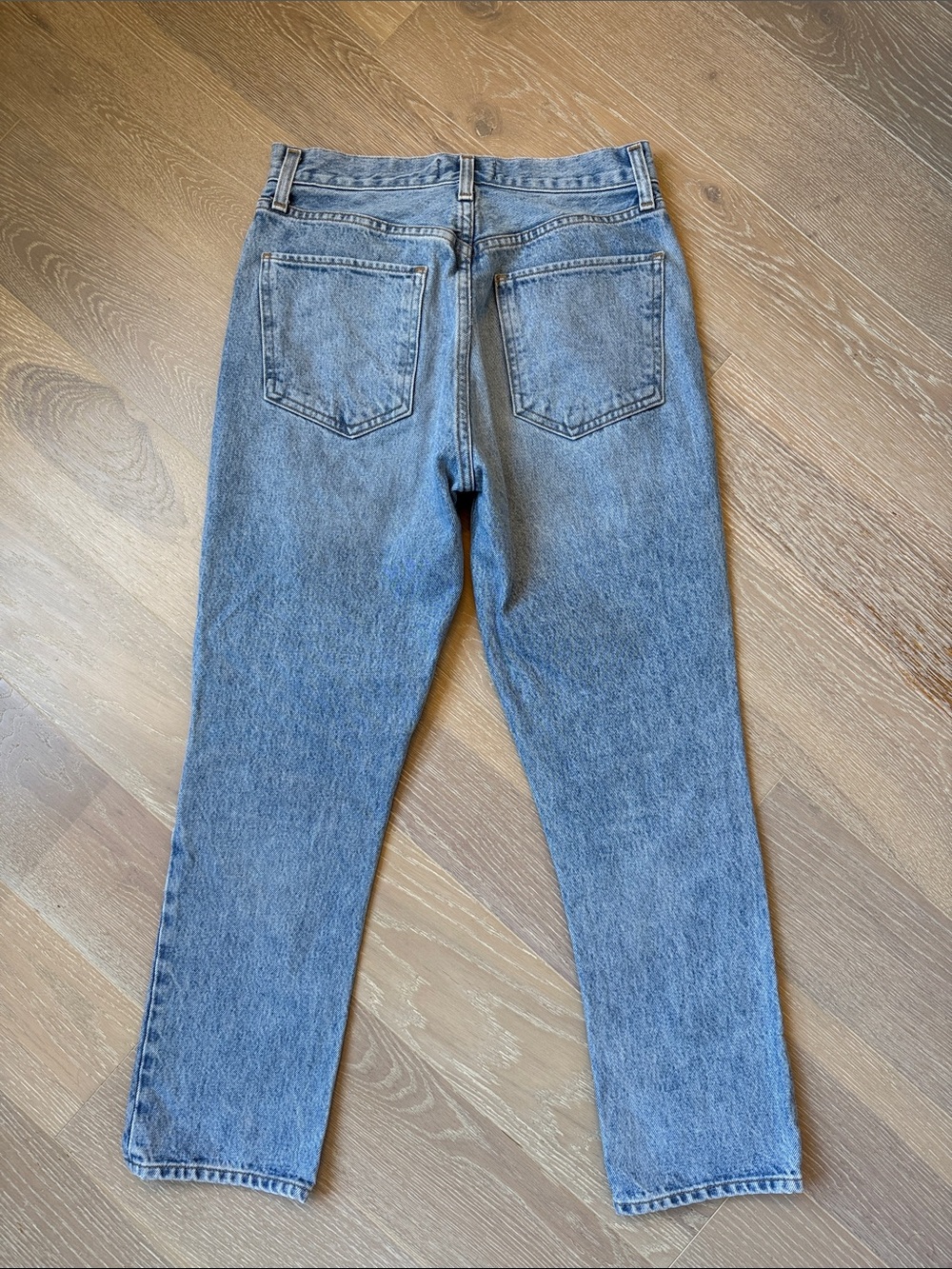 Agolde Riley High Rise Straight Crop Jeans - Picture 8 of 9